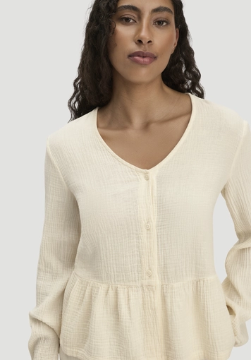 Muslin pajama blouse PURE COMFORT made from pure organic cotton - 1