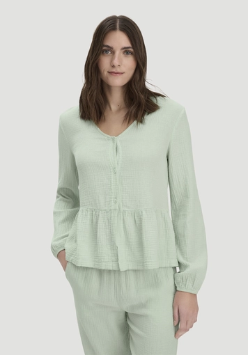 Muslin pajama blouse PURE COMFORT made from pure organic cotton - 0