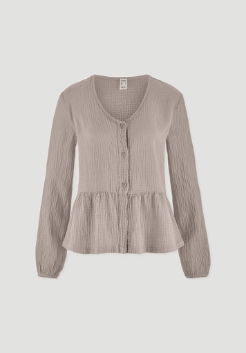 Muslin pajama blouse PURE COMFORT made from pure organic cotton