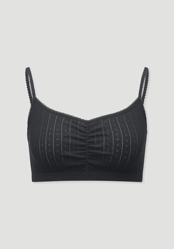 Pointelle Bustier PURE COTTON aus reiner Bio-Baumwolle