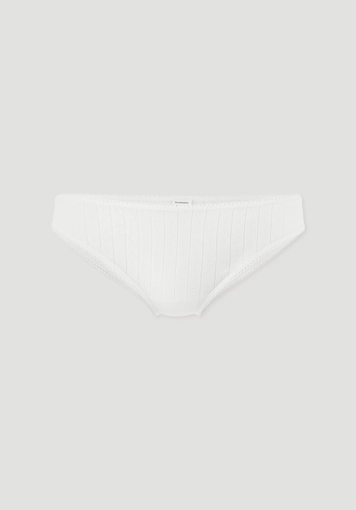 Pointelle Slip Regular Cut PURE COTTON aus reiner Bio-Baumwolle