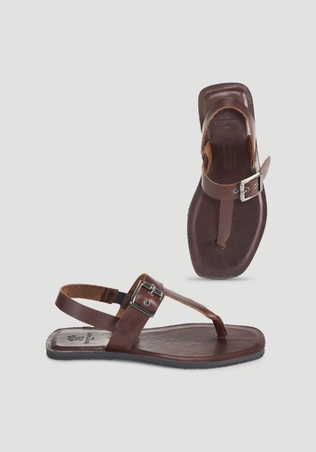 Thong sandal made of chrome-free tanned leather - 2