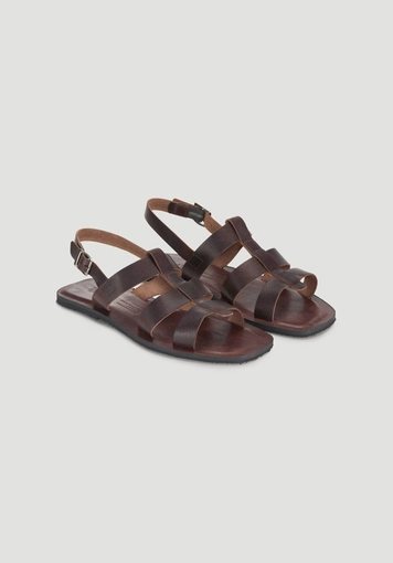 Roman sandal made of chrome-free tanned leather