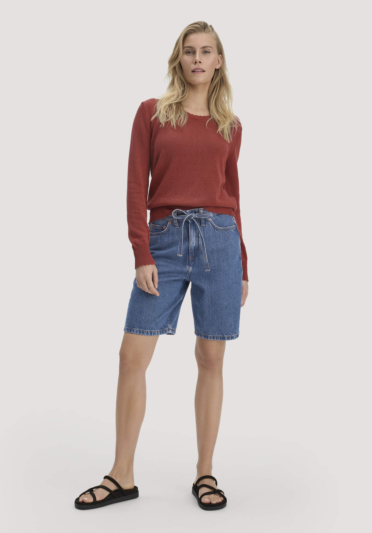 hessnatur Damen Pantolette aus Nubuk-Leder - braun Größe 40