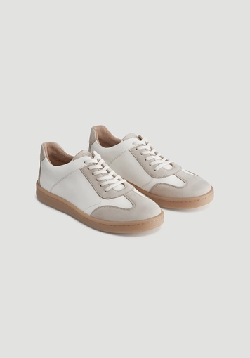 Court Sneaker aus chromfrei gegerbtem Leder - 1