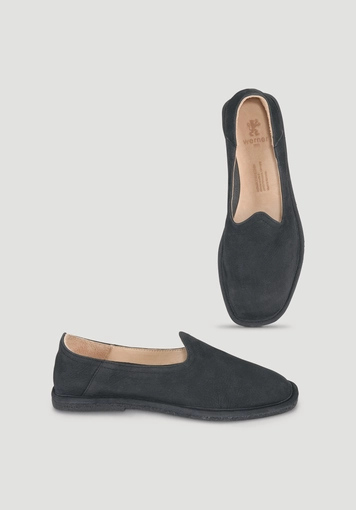 Slippers made of chrome-free tanned nubuck leather - 1