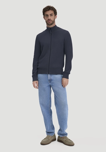 Strick Jacke Regular aus reiner Bio-Baumwolle - 1