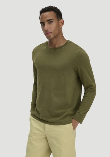 Heavy Jersey Longsleeve Relaxed aus reiner Bio-Baumwolle - 0