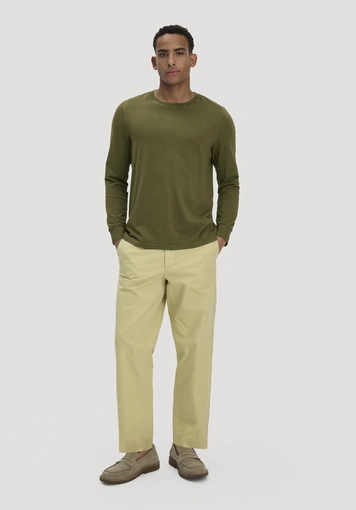 Heavy Jersey Longsleeve Relaxed aus reiner Bio-Baumwolle - 1