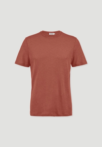 T-Shirt Regular aus Leinen und Bio-Baumwolle - 4