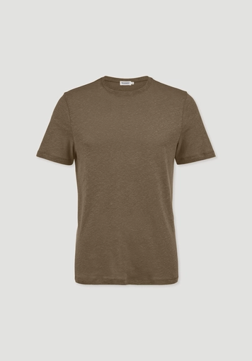 T-Shirt Regular aus Leinen und Bio-Baumwolle - 4