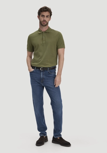 Piqué Polo Regular aus reiner Bio-Baumwolle - 1