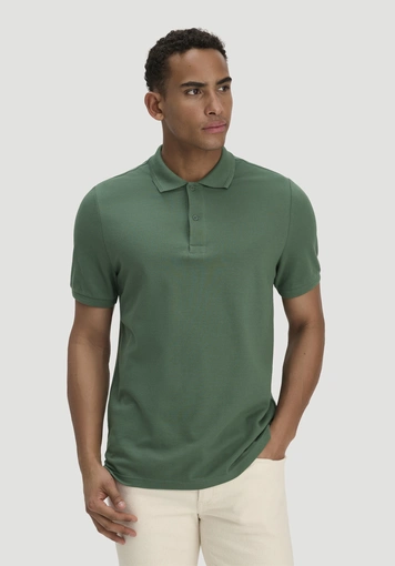 Piqué Polo Regular made from pure organic cotton - 0