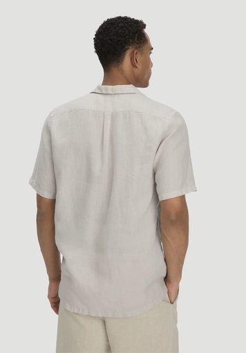 Resort shirt short sleeve regular made of pure linen - 2