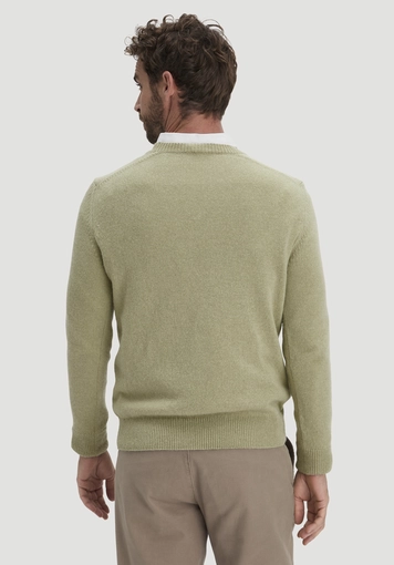Strick Pullover Regular aus Bio-Merinowolle mit Bio-Baumwolle - 2
