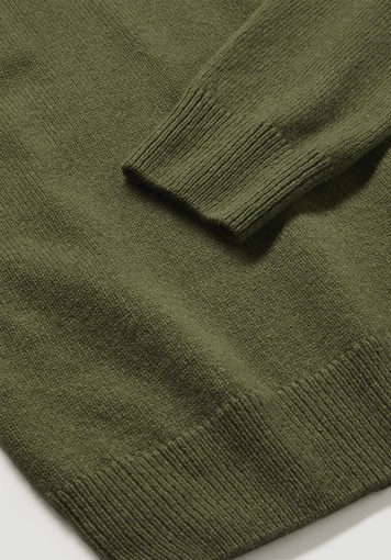 Regular knit sweater made of organic merino wool with organic cotton - 6