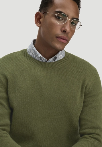 Strick Pullover Regular aus Bio-Merinowolle mit Bio-Baumwolle - 3