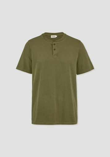 Heavy Jersey Henley Shirt Relaxed made from pure organic cotton - 4
