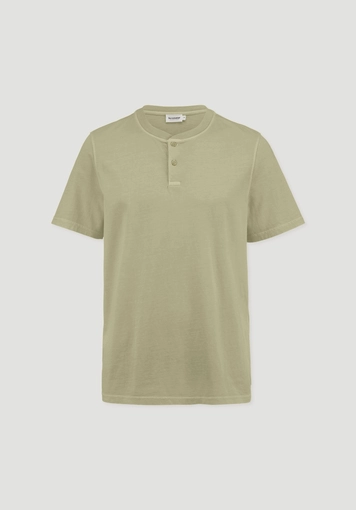 Heavy Jersey Henley Shirt Relaxed aus reiner Bio-Baumwolle - 4