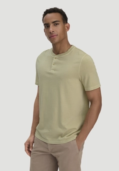 Heavy Jersey Henley Shirt Relaxed aus reiner Bio-Baumwolle
