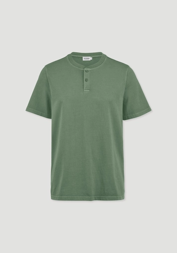 Heavy Jersey Henley Shirt Relaxed aus reiner Bio-Baumwolle - 4