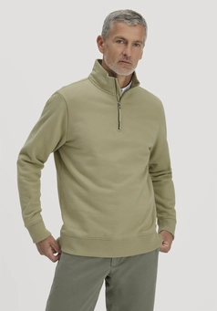 Sweat Troyer Regular BETTER RECYCLING aus reiner Bio-Baumwolle