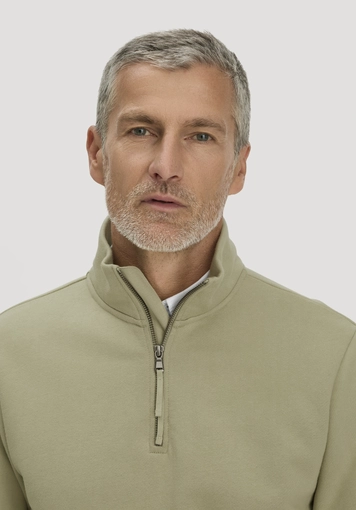 Regular sweatshirt made from pure organic cotton (BETTER RECYCLING) - 3