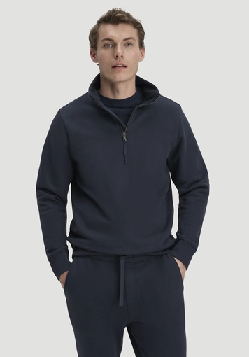 Regular sweatshirt made from pure organic cotton (BETTER RECYCLING) - 0