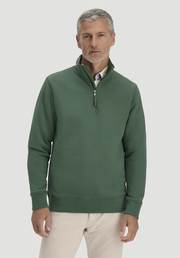 Regular sweatshirt made from pure organic cotton (BETTER RECYCLING) - 0