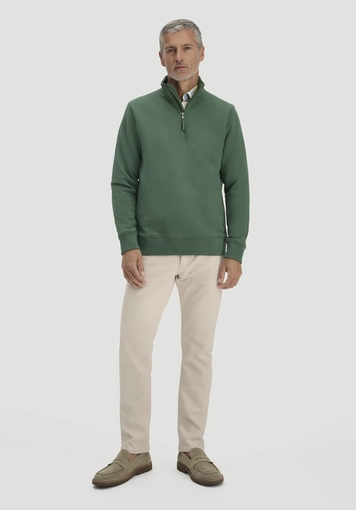 Regular sweatshirt made from pure organic cotton (BETTER RECYCLING) - 1