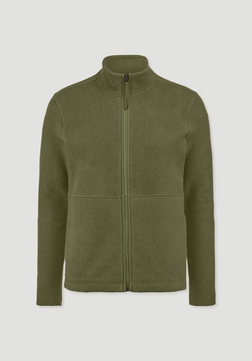 Fleece Jacke Slim aus reiner Bio-Baumwolle - 4