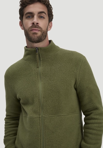 Fleece Jacke Slim aus reiner Bio-Baumwolle - 3