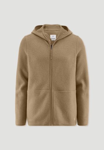 Heavy fleece jacket, regular size, made from pure organic cotton - 5