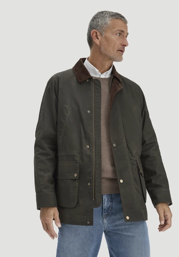 Regular wax jacket made from pure organic cotton - 4