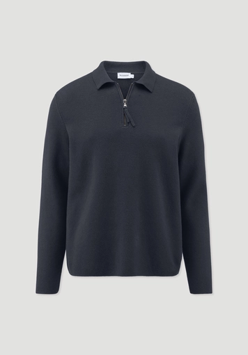 Milano Strick Polo Regular aus Bio-Baumwolle und Schurwolle Milano Strick Polo Regular aus Bio-Baumwolle und Schurwolle