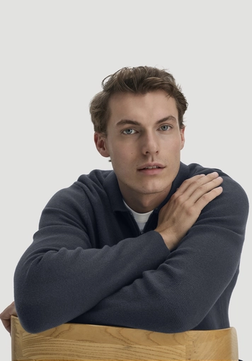Milano Knit Polo Regular made from organic cotton and virgin wool - 3