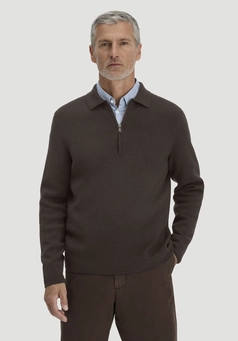 Milano Knit Polo Regular made from organic cotton and virgin wool