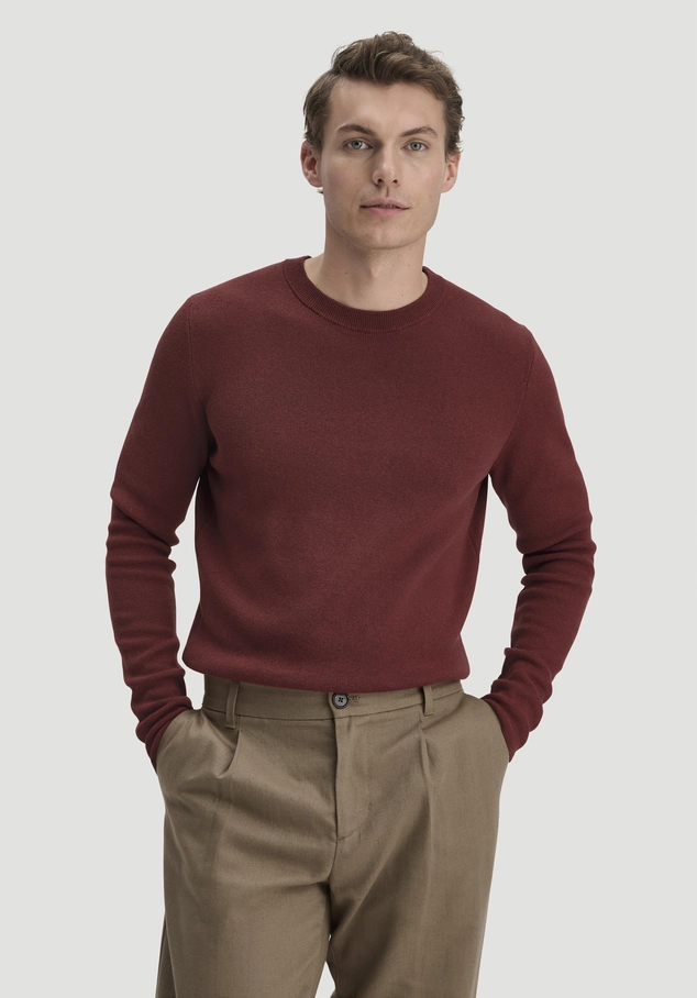 Milano Strick Pullover Regular aus Leinen mit Bio-Baumwolle und LENZING™ ECOVERO™ Viskose