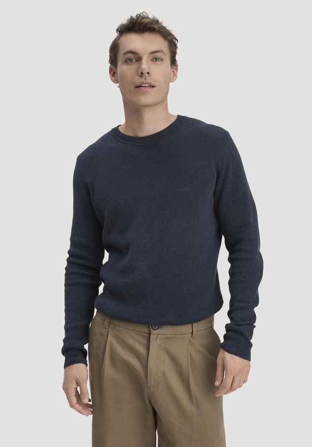 Milano Strick Pullover Regular aus Leinen mit Bio-Baumwolle und LENZING™ ECOVERO™ Viskose