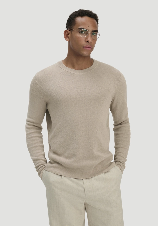 Milano Strick Pullover Regular aus Leinen mit Bio-Baumwolle und LENZING™ ECOVERO™ Viskose