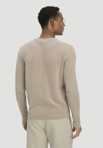 Milano Strick Pullover Regular aus Leinen mit Bio-Baumwolle und LENZING™ ECOVERO™ Viskose - 3