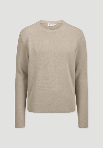 Milano Knit Sweater Regular made of linen with organic cotton and LENZING™ ECOVERO™ viscose - 5