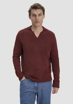 Milano Strick Polo Regular aus Leinen mit Bio-Baumwolle und LENZING™ ECOVERO™ Viskose