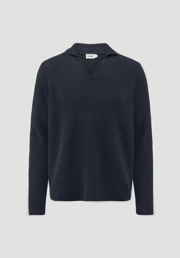 Milano Knit Polo Regular made from linen with organic cotton and LENZING™ ECOVERO™ viscose - 4
