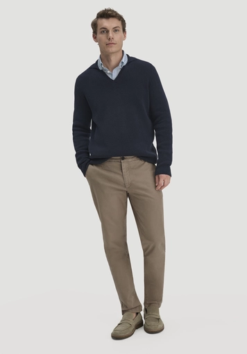 Milano Strick Polo Regular aus Leinen mit Bio-Baumwolle und LENZING™ ECOVERO™ Viskose - 1