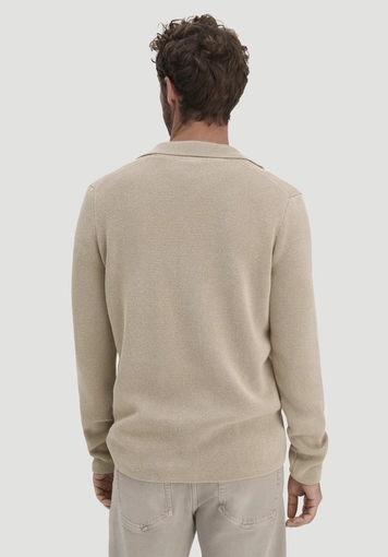 Milano Knit Polo Regular made from linen with organic cotton and LENZING™ ECOVERO™ viscose - 2