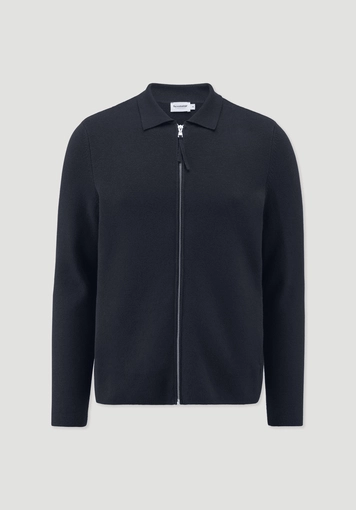 Milano Strick Jacke Regular aus Bio-Baumwolle mit Bio-Merinowolle - 4