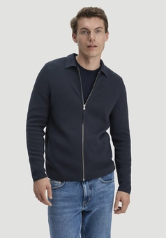 Milano knitted jacket, regular size, made from organic cotton with organic merino wool