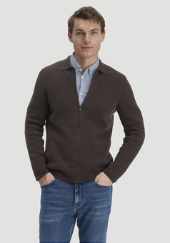 Milano Strick Jacke Regular aus Bio-Baumwolle mit Bio-Merinowolle