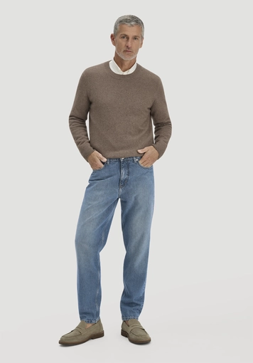 Jeans MADS Relaxed Tapered aus reinem Bio-Denim - 0